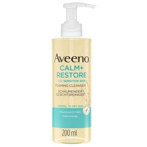 Aveeno Calm + Restore schäumender Gesichtsreiniger, 200 ml Flüssigseife Produktbild