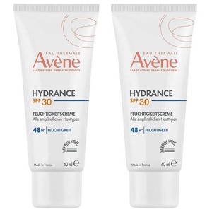 Avene Hydrance Feuchtigkeitscreme SPF 30, 2x40 ml Creme Produktbild
