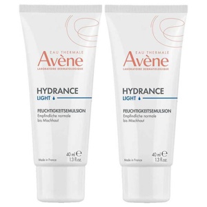 Avene Hydrance leicht Feuchtigkeitsemulsion, 2x40 ml Emulsion Produktbild