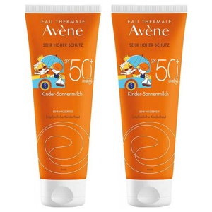 Avene Kinder-Sonnenmilch SPF 50 +, 2x250 ml Milch Produktbild