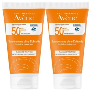 Avene Sonnencreme SPF 50 + ohne Duftstoffe, 2x50 ml Creme Produktbild