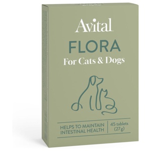 Avital Flora Tabetter 45 st produkt bild