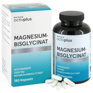 Avitale activplus MAGNESIUM-BISGLYCINAT 180 St Kapseln Produktbild