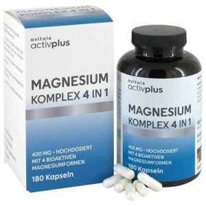 Avitale activplus MAGNESIUM KOMPLEX 4 IN 1 180 St Kapseln Produktbild