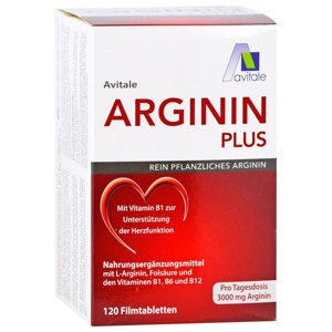 ARGININ PLUS Vitamin B1+B6+B12+Folsäure Filmtabl. Produktbild