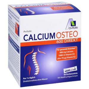 CALCIUM OSTEO 600 Direkt Portionssticks Produktbild