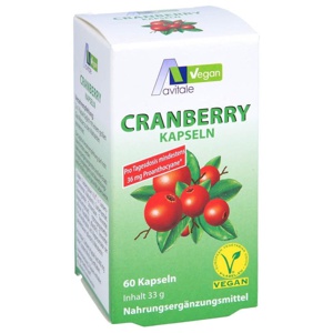 CRANBERRY VEGAN Kapseln 400 mg Produktbild