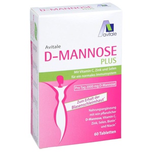 D-MANNOSE PLUS 2000 mg Tabl.m.Vit.u.Mineralstof. Produktbild