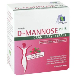 Avitale D-MANNOSE PLUS CRANBERRYEXTRAKT 30X2.71 g Pulver Produktbild