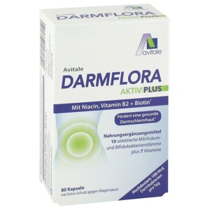 DARMFLORA Aktiv Plus 100 Mrd.Bakterien+7 Vitamine Produktbild