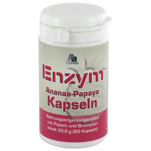 Enzym Ananas Papaya Kapseln, 60 St Kapseln Produktbild