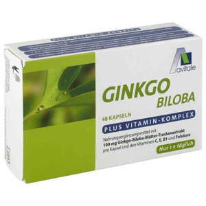 GINKGO 100 mg Kapseln+B1+C+E Produktbild