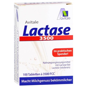 LACTASE 3.500 FCC Tabletten im Klickspender Produktbild
