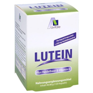 LUTEIN KAPSELN 6 mg+Heidelbeer Produktbild