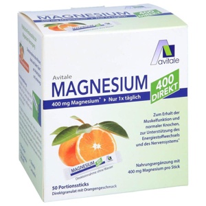 MAGNESIUM 400 direkt Orange Portionssticks Produktbild
