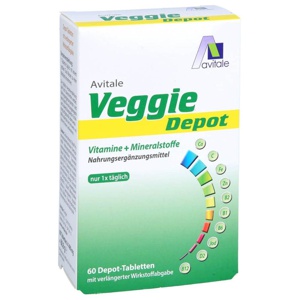 VEGGIE Depot Vitamine+Mineralstoffe Tabletten Produktbild