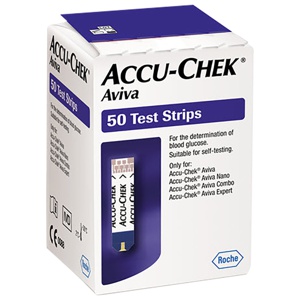 Aviva Glucose blodsukkerstrimler 50stk produktbilde