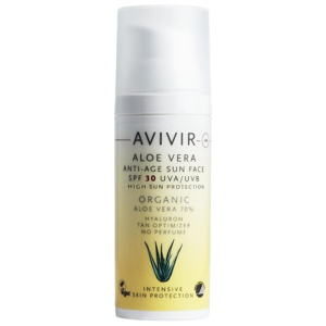 AVIVIR Aloe Vera Anti Age Sun Face SPF 30 50 ml produktbilde