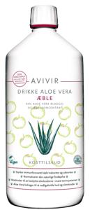 Avivir Aloe Vera Juice Äpplesmak 1000 ml produkt bild