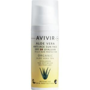 Avivir Aloe Vera Sun Face Cream SPF30 50 ml produkt bild