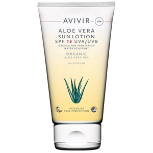 Avivir Aloe Vera Sun Lotion SPF 15 produktbillede
