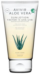 Avivir Aloe Vera Sun Lotion SPF 15, 150 ml produkt bild