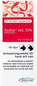 Axilur vet., oral suspension 10 % 50 ml produkt bild