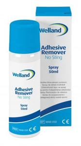 Welland Adhesive Remover, lösningsmedel för häftor No Sting, spray 50 ml