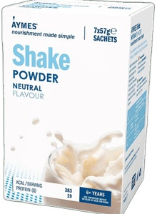 Aymes Nutritional Milkshake Neutral Flavour Sachet 57g Pack of 7 product image