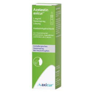 Azelastin axicur 1 mg/ml Nasenspray Produktbild