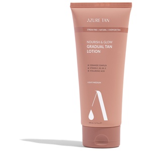 Azure Tan Nourish & Glow Gradual Tan Lotion Light/ Medium produktbilde