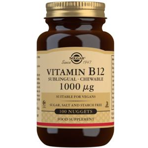 Solgar Vitamin B12 1000 mcg, 100 tabl produkt bild