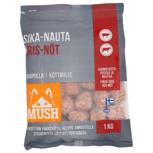 B.a.r.f. Basic Gris-nöt 1kg produkt bild