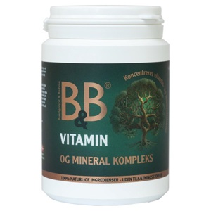B&B Vitamin og Mineral Kompleks - 150 g. produktbillede