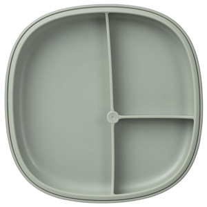 b.box 2-i-1 Tallrik med Sugfot, Grön - Green produkt bild