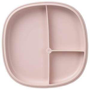 b.box 2-i-1 Tallrik med Sugfot, Rosa - Pink produkt bild