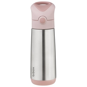 b.box Isolerad Sugrörsflaska 500ml, Rosa - Pink produkt bild