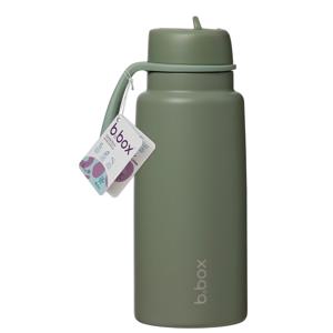 b.box Isolerad Vattenflaska 1 liter, Olive - Green produkt bild