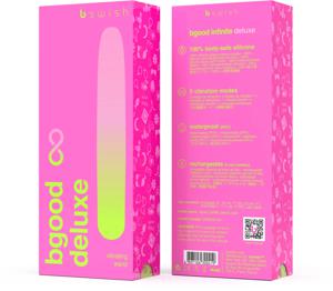 B Swish Bgood Infinite Deluxe Rose Vibrator produkt bild