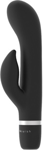 B Swish Bwild Classic Marine Black Rabbit Vibrator produktbilde