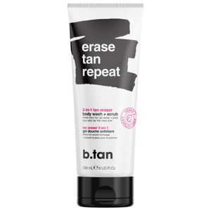 b.tan 2In1 Tan Eraser Body Wash + Scrub 236 ml produktbillede