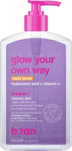b.tan glow your own way NEXT LEVEL 473ml tan gel produkt bild