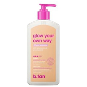 b.tan - glow your own way - express self tan lotion 236ml Produktbild