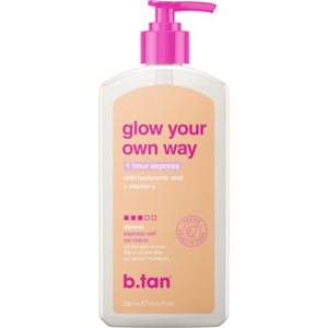 b.tan Glow your own way express tan lotion 237 ml produktbillede