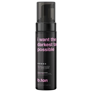 b.tan I Want The Darkest Tan Possible Self Tan Mousse 200 ml produkt bild