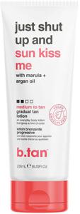 b.tan Just Shut Up & Sunkiss Me Gradual Tan Lotion 236 ml produkt bild