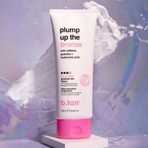 b.tan - plump up the bronze - tan to deep everyday glow lotion 236ml Produktbild