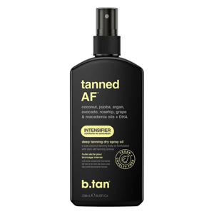b.tan Tanned AF Intensifier Deep Tanning Dry Spray Oil 236 m produkt bild