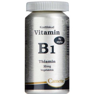 B1 Vitamin Thiamin 30 mg 90 stk. produktbillede