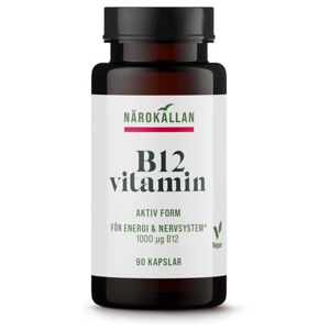 B12 1000 mcg 90 kapslar produkt bild